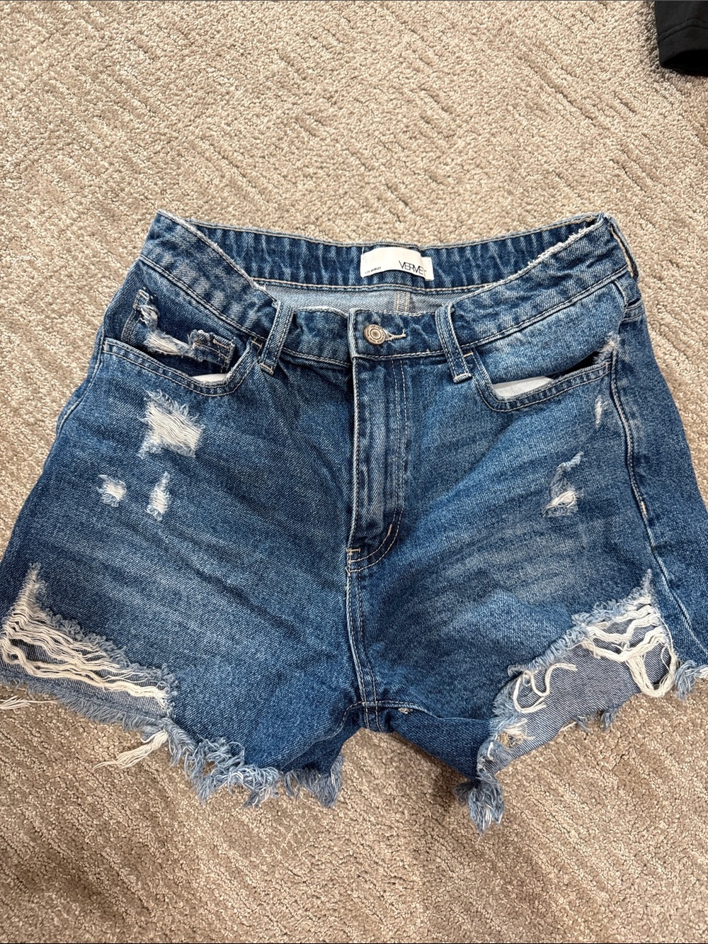 Vervet denim shorts